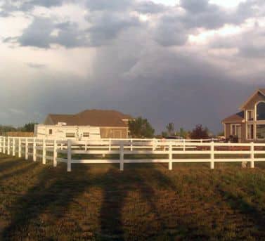 Vinyl Ranch Rail Fence